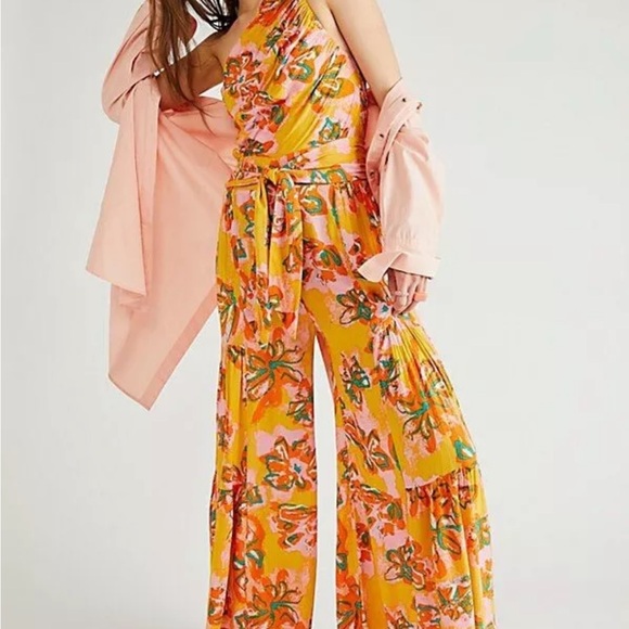 Free people Thea jumpsuit size medium - Picture 2 of 7